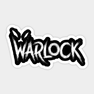 The DnD Classes: Warlock Sticker